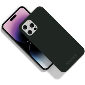 imageNautica Matte Case Compatible with iPhone 14 Pro Ultimate Drop Protection Scratch Protection Soft Touch Thin Design Fashionable Matte Finish Phone Case for iPhone 14 Pro NavyBlack