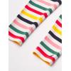 imageNautica Girls Leggings Full Length Pullon Stretch Pants with Elastic Waistband ampamp Logo DetailMarshmallow Stripe