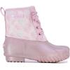 imageNautica Kids Boys ampamp Girls Duck Boots Kids Waterproof Rain Snow Boots Insulated Winter Boots ToddlerLittleBig KidPink Pearl Tie Dye