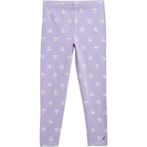 imageNautica Girls Leggings Full Length Pullon Stretch Pants with Elastic Waistband ampamp Logo DetailLavender Mermaid