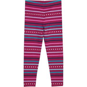 imageNautica Girls Leggings Full Length Pullon Stretch Pants with Elastic Waistband ampamp Logo DetailRasberry Stripes