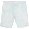 imageNautica Girls Active Bike Shorts Soft ampamp Stretchy Spandex with Flat Waistband ampamp Logo DesignBlue Light Cloud