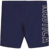 imageNautica Girls Active Bike Shorts Soft ampamp Stretchy Spandex with Flat Waistband ampamp Logo DesignPeacoat Heart
