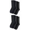 imageNautica Mens Crew Dress Socks  10 Pack LightCushion Crew Length Work Socks for Men  Classic Breathable Mens SocksBlackgray