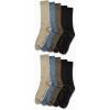 imageNautica Mens Crew Dress Socks  10 Pack LightCushion Crew Length Work Socks for Men  Classic Breathable Mens SocksBrownkhaki