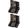 imageNautica Mens Crew Dress Socks  10 Pack LightCushion Crew Length Work Socks for Men  Classic Breathable Mens SocksBrownnavy