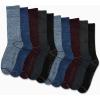 imageNautica Mens Crew Dress Socks  10 Pack LightCushion Crew Length Work Socks for Men  Classic Breathable Mens SocksMulti