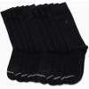 imageNautica Mens Dress Socks  10 Pack Classic Patterned Comfort Fit Casual Socks  Crew Socks for Men Sizes 6125Black Wide Rib