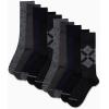 imageNautica Mens Dress Socks  10 Pack Classic Patterned Comfort Fit Casual Socks  Crew Socks for Men Sizes 6125Graphite Heather Assorted