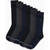 imageNautica Mens Dress Socks  10 Pack Classic Patterned Comfort Fit Casual Socks  Crew Socks for Men Sizes 6125Navy Multi