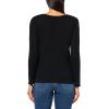imageNautica Womens Long Sleeve Cable Boatneck SweaterBlack