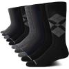 imageNautica Mens Dress Socks  10 Pack Classic Patterned Comfort Fit Casual Socks  Crew Socks for Men Sizes 6125Graphite Heather Assorted