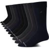 imageNautica Mens Dress Socks  10 Pack Classic Patterned Comfort Fit Casual Socks  Crew Socks for Men Sizes 6125Navy Multi