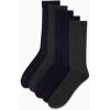 imageNautica Mens Crew Socks  5 Pack Performance Cushion Comfort Crew Socks  Athletic Socks for Men 6125BlueGrey