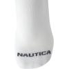 imageNautica Mens Crew Socks  5 Pack Performance Cushion Comfort Crew Socks  Athletic Socks for Men 6125Pure White