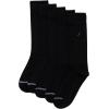 imageNautica Mens Dress Socks  5 Pack Stretch Comfort Crew Socks with Stay Up Cuffs and Reinforced Seams Shoe Size 6125All Black