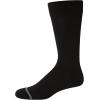imageNautica Mens Dress Socks  5 Pack Stretch Comfort Crew Socks with Stay Up Cuffs and Reinforced Seams Shoe Size 6125Black Flat Knit