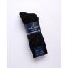 imageNautica Mens Dress Socks  5 Pack Stretch Comfort Crew Socks with Stay Up Cuffs and Reinforced Seams Shoe Size 6125Black Logo