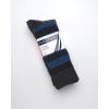 imageNautica Mens Dress Socks  5 Pack Stretch Comfort Crew Socks with Stay Up Cuffs and Reinforced Seams Shoe Size 6125BlueGrey Stripes