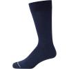 imageNautica Mens Dress Socks  5 Pack Stretch Comfort Crew Socks with Stay Up Cuffs and Reinforced Seams Shoe Size 6125BlueGrey Stripes