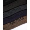 imageNautica Mens Dress Socks  5 Pack Stretch Comfort Crew Socks with Stay Up Cuffs and Reinforced Seams Shoe Size 6125KhakiNavyBlack