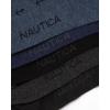 imageNautica Mens Dress Socks  5 Pack Stretch Comfort Crew Socks with Stay Up Cuffs and Reinforced Seams Shoe Size 6125Medium Denim Assorted
