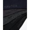 imageNautica Mens Dress Socks  5 Pack Stretch Comfort Crew Socks with Stay Up Cuffs and Reinforced Seams Shoe Size 6125Navy Assortment