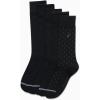 imageNautica Mens Dress Socks  5 Pack Stretch Comfort Stay Up Cuff Crew Socks for Men with Reinforced Seams Shoe Size 6125Black Stripe