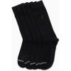 imageNautica Mens Dress Socks  5 Pack Stretch Comfort Stay Up Cuff Crew Socks for Men with Reinforced Seams Shoe Size 6125Black Wide Rib