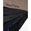 imageNautica Mens Dress Socks  5 Pack Stretch Comfort Stay Up Cuff Crew Socks for Men with Reinforced Seams Shoe Size 6125Brown Heather Assorted