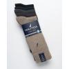 imageNautica Mens Dress Socks  5 Pack Stretch Comfort Stay Up Cuff Crew Socks for Men with Reinforced Seams Shoe Size 6125Brown Heather Assorted