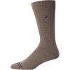 imageNautica Mens Dress Socks  5 Pack Stretch Comfort Stay Up Cuff Crew Socks for Men with Reinforced Seams Shoe Size 6125Brown Heather Assorted