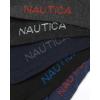 imageNautica Mens Dress Socks  5 Pack Stretch Comfort Stay Up Cuff Crew Socks for Men with Reinforced Seams Shoe Size 6125Dark Grey Heather