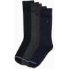 imageNautica Mens Dress Socks  5 Pack Stretch Comfort Stay Up Cuff Crew Socks for Men with Reinforced Seams Shoe Size 6125Navy Multi