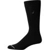 imageNautica Mens Dress Socks  Solid Crew Socks 10 PackAll Black