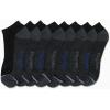 imageNautica Mens Low Cut Socks  8 Pack Comfort Cushioned Athletic Ankle Socks for Men  Casual Mens Sports SocksClassic Black
