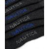 imageNautica Mens Low Cut Socks  8 Pack Comfort Cushioned Athletic Ankle Socks for Men  Casual Mens Sports SocksClassic Black