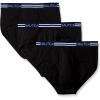 imageNautica Mens Cotton Classic Multipack BriefsBlackBlackBlack