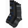 imageNautica Mens Crew Dress Socks  5 Pack LightCushion Crew Length Work Socks for Men  Classic Breathable Mens SocksBlackBlue