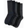 imageNautica Mens Crew Dress Socks  5 Pack LightCushion Crew Length Work Socks for Men  Classic Breathable Mens SocksBlackGray