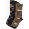 imageNautica Mens Crew Dress Socks  5 Pack LightCushion Crew Length Work Socks for Men  Classic Breathable Mens SocksBrownNavy