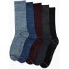 imageNautica Mens Crew Dress Socks  5 Pack LightCushion Crew Length Work Socks for Men  Classic Breathable Mens SocksMulti