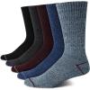 imageNautica Mens Crew Dress Socks  5 Pack LightCushion Crew Length Work Socks for Men  Classic Breathable Mens SocksMulti
