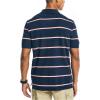 imageNautica Mens Classic Fit Striped Performance Deck PoloNavy