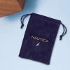 imageNautica Stainless Steel Blue Enamel Anchor Necklace for Men Blue
