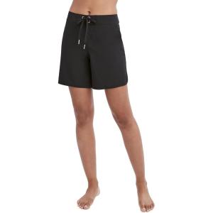 imageNautica Womens Standard Board 9quot Inseam  Quick Dry Swim Shorts Swimsuit Bottom Bikini Cover Up BeachwearBlack
