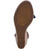imageNautica Womens Espadrille Wedge Sandals  Platform Heel Summer Dress Shoes with Ankle Strap and Bow  Comfortable Open Toe Beach and Casual FootwearNavybuckle