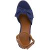 imageNautica Womens Espadrille Wedge Sandals  Platform Heel Summer Dress Shoes with Ankle Strap and Bow  Comfortable Open Toe Beach and Casual FootwearNavybuckle