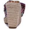 imageNautica Womens Espadrille Wedges for Women Platform Sandals  SlipOn Knot Bow Summer Shoes with Woven Rope HeelBeach Multi