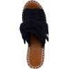 imageNautica Womens Espadrille Wedges for Women Platform Sandals  SlipOn Knot Bow Summer Shoes with Woven Rope HeelBlack